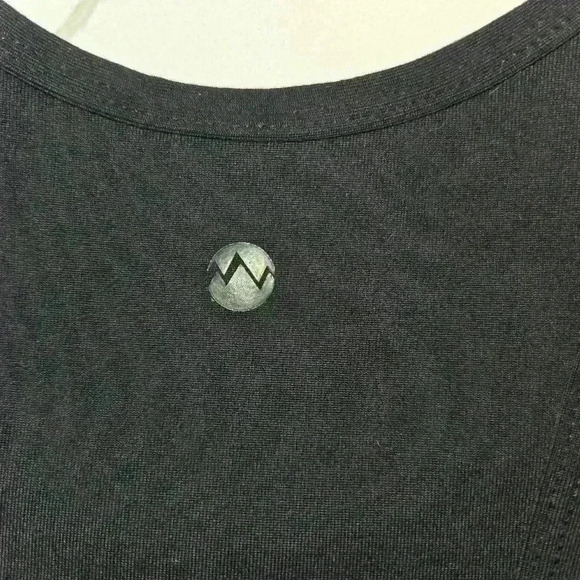 Willit Womens Fit & Flare Racer Back Tank Exercise Dress Black Size Large - Picture 4 of 6